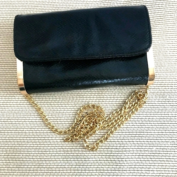 Madison West - Patent Leather Cross Body/Clutch - Picture 1 of 12